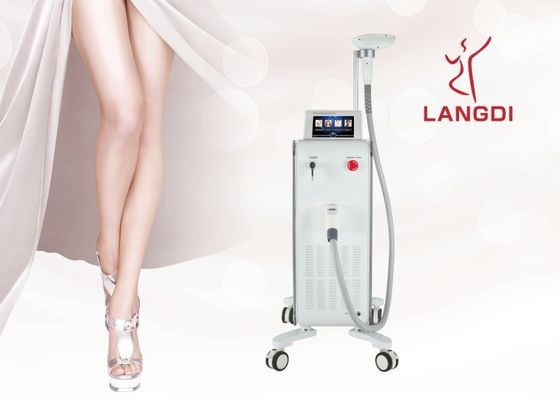 Ciemna skóra 808 Nm Dioda laserowa do usuwania włosów Maszyna do odmładzania skóry
